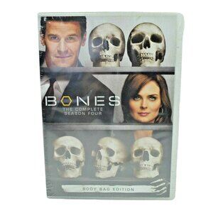 Bones The Complete Season Four Body Bag Edition DVD, 2009, 7 Disc Set New